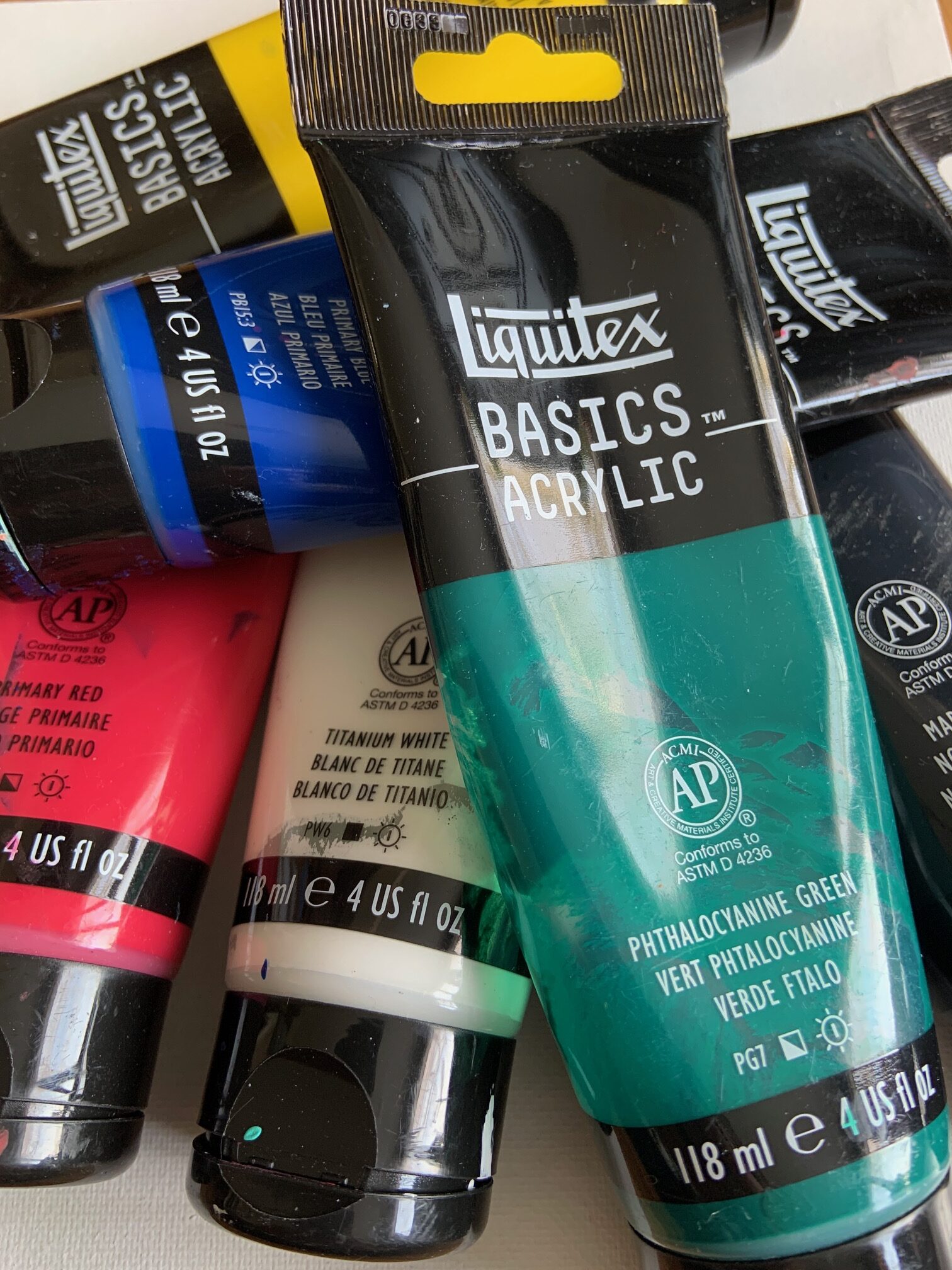 abstract art supplies