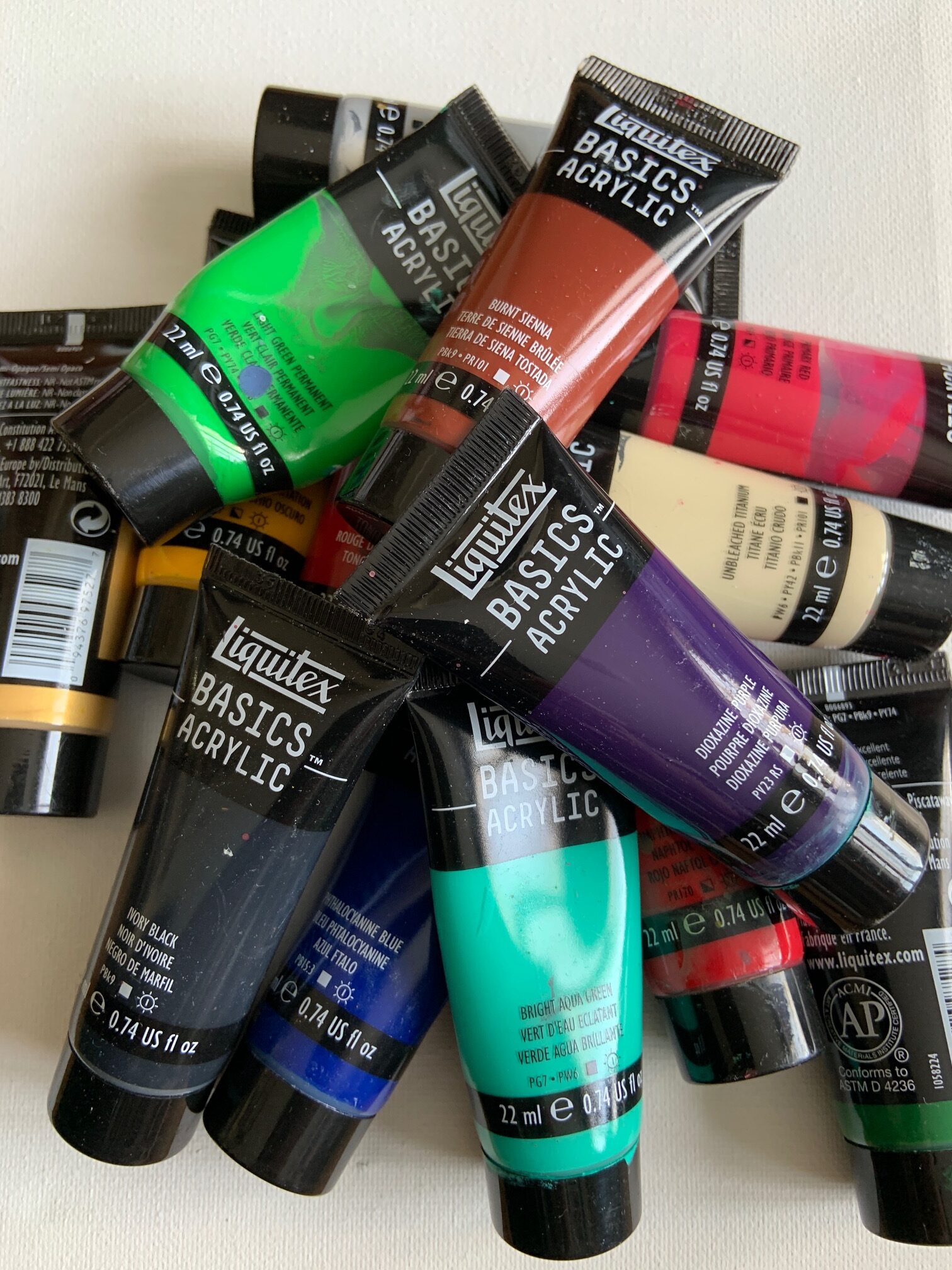 abstract art supplies