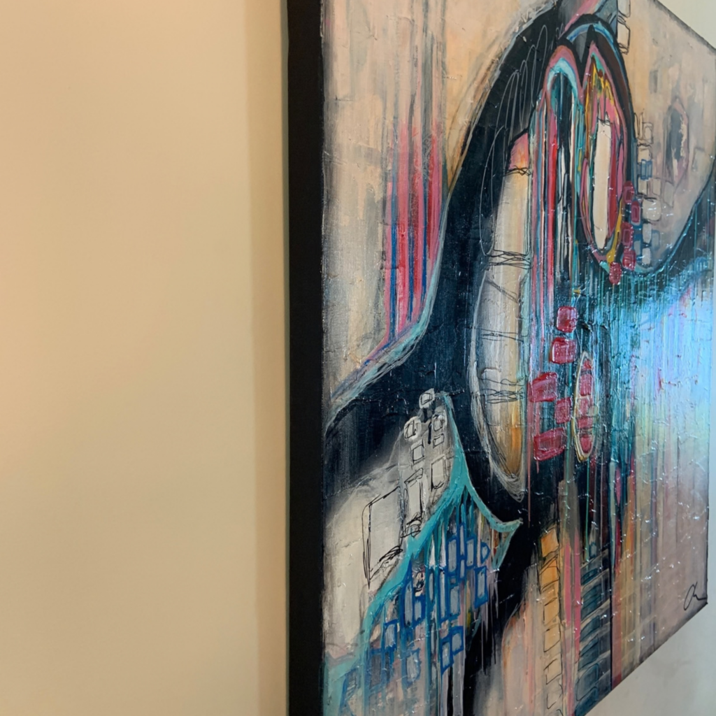 Abstract artist, Alyssa Heather, Ontario Canada Slipknot