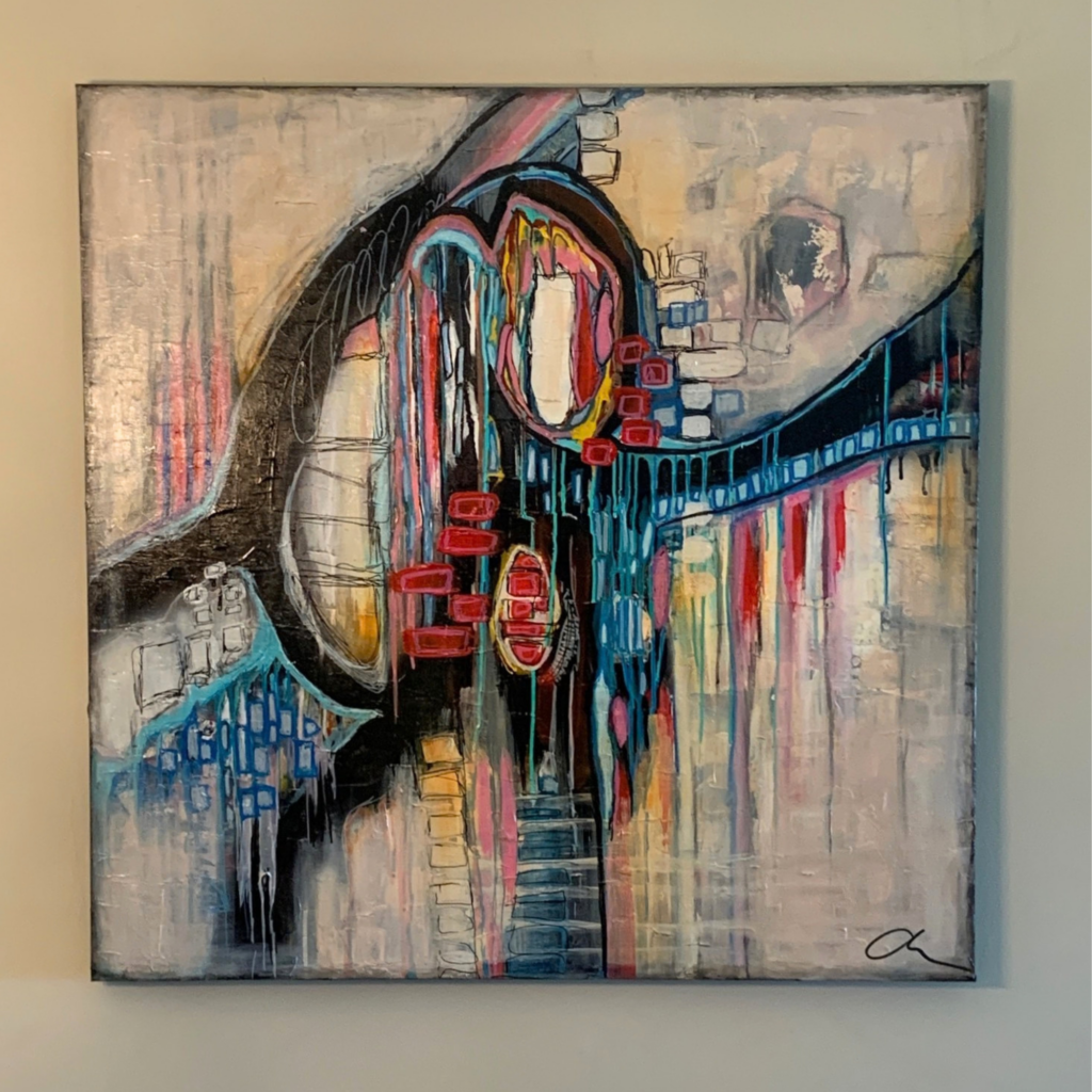 Abstract artist, Alyssa Heather, Ontario Canada Slipknot