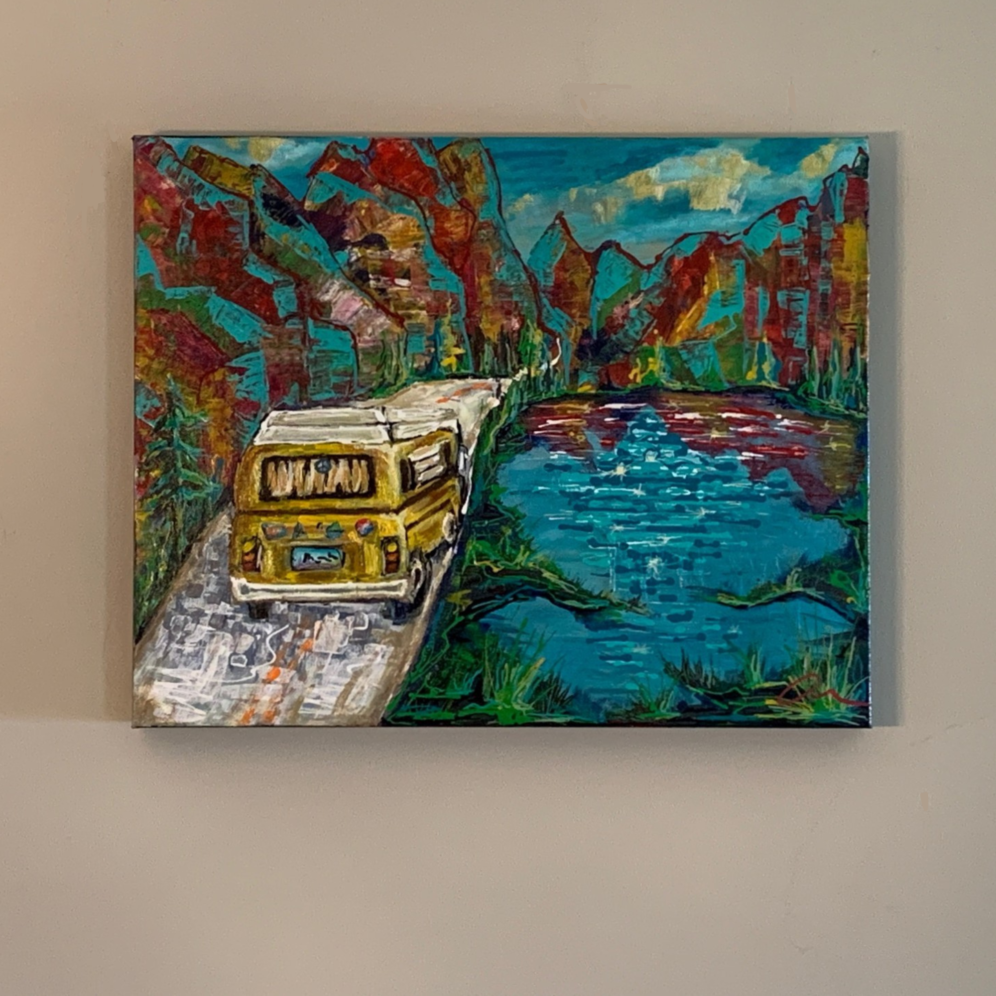 Canadian abstract expressionist painting for sale 1