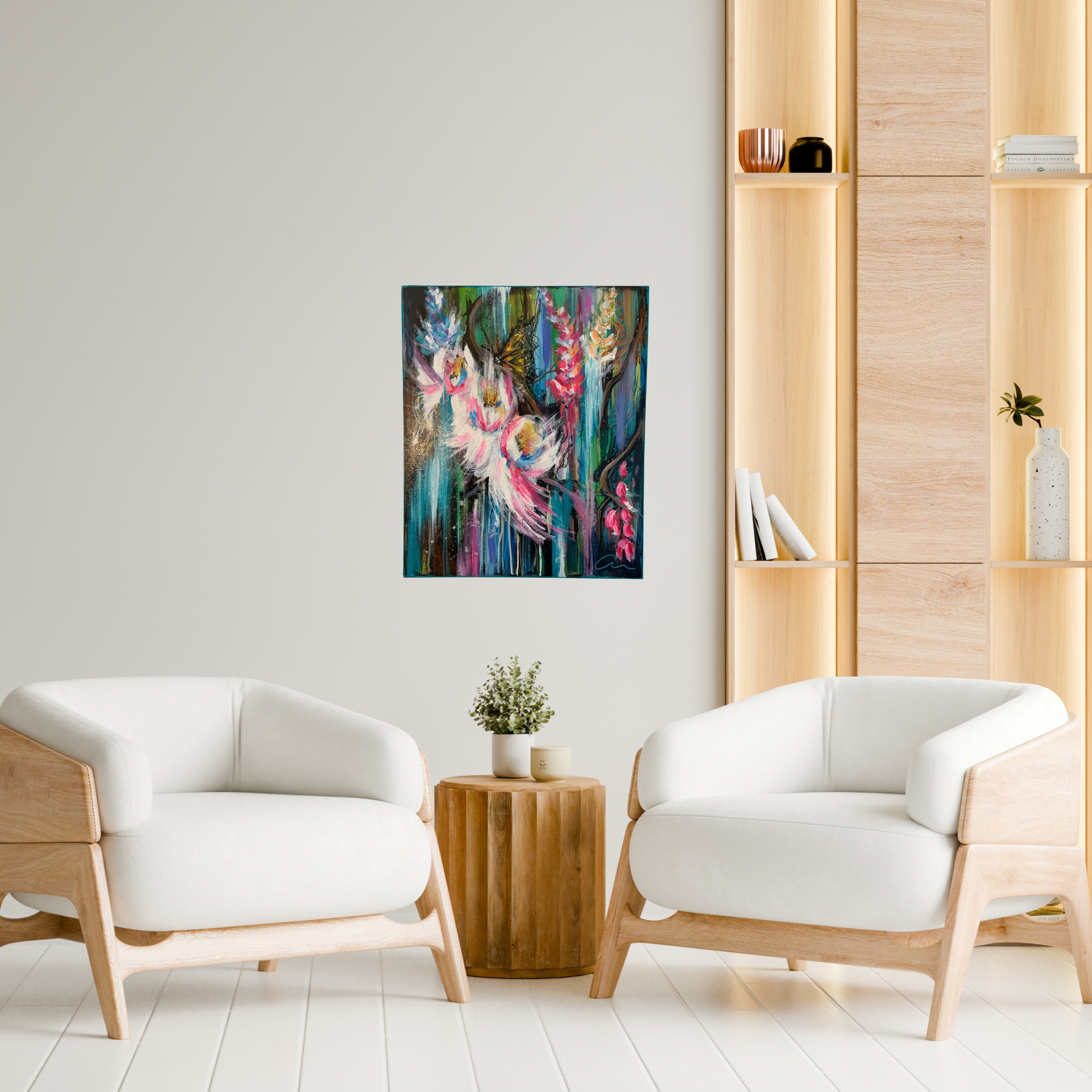 Abstract expressionism painting Canada