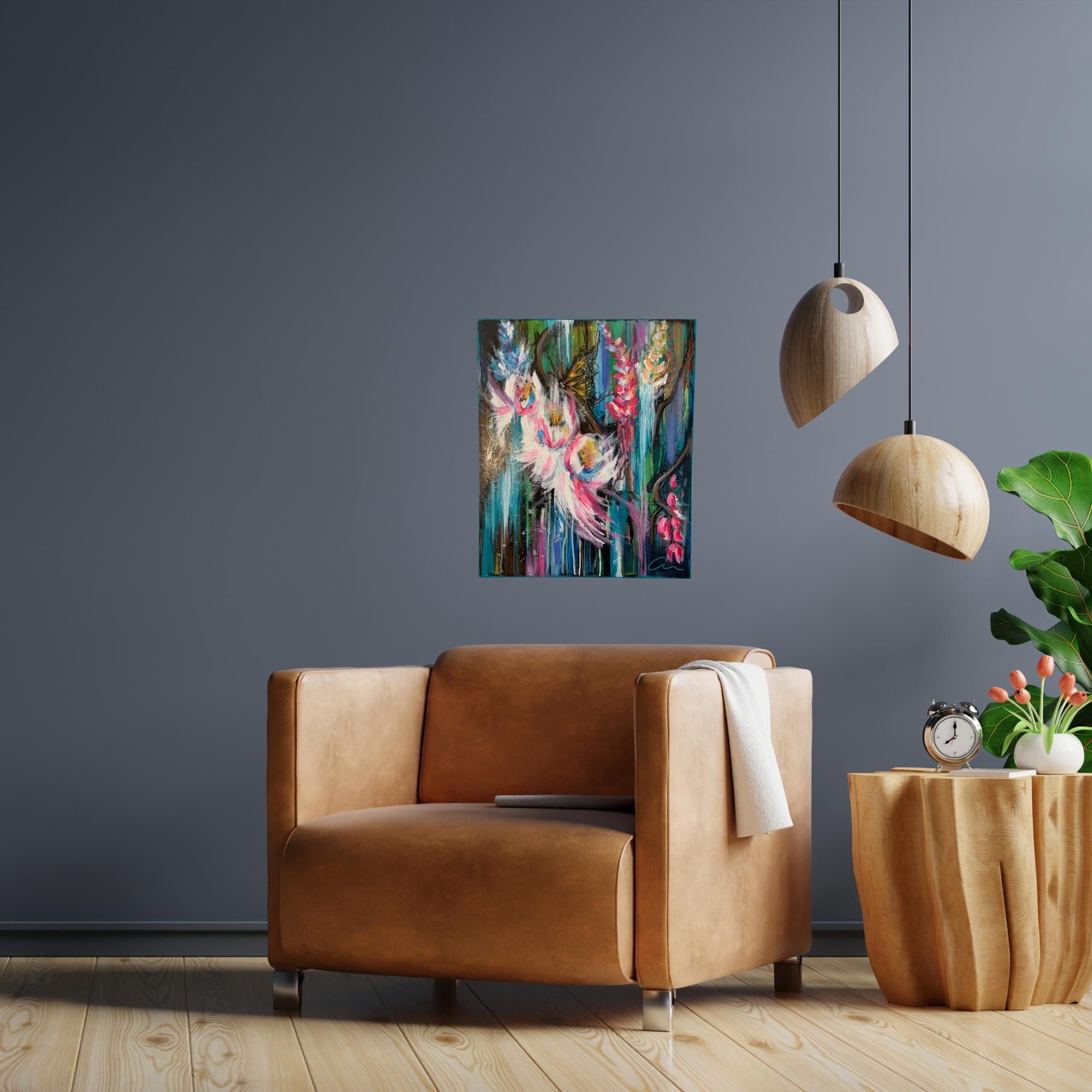 Abstract expressionism painting Canada