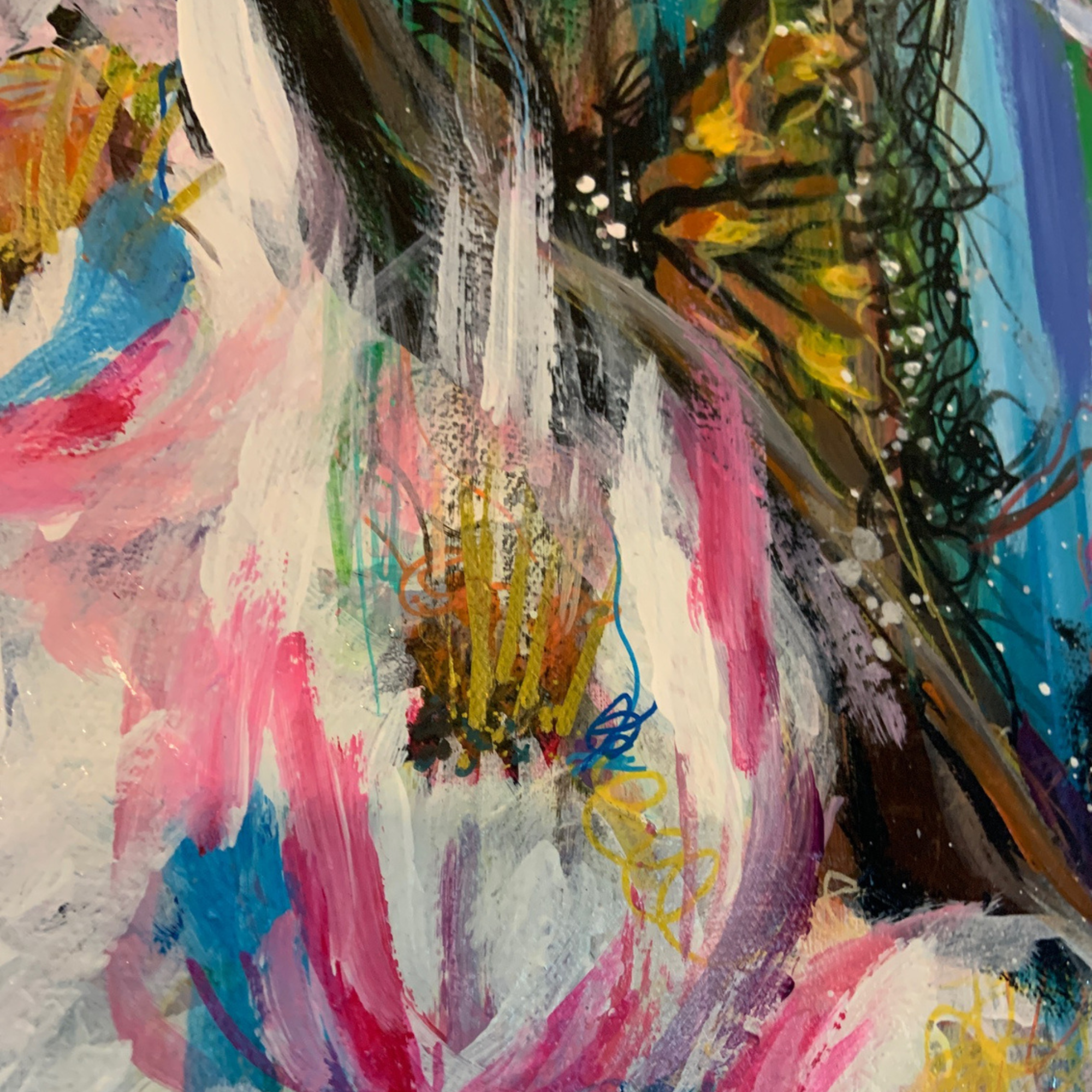 Abstract expressionism painting Canada