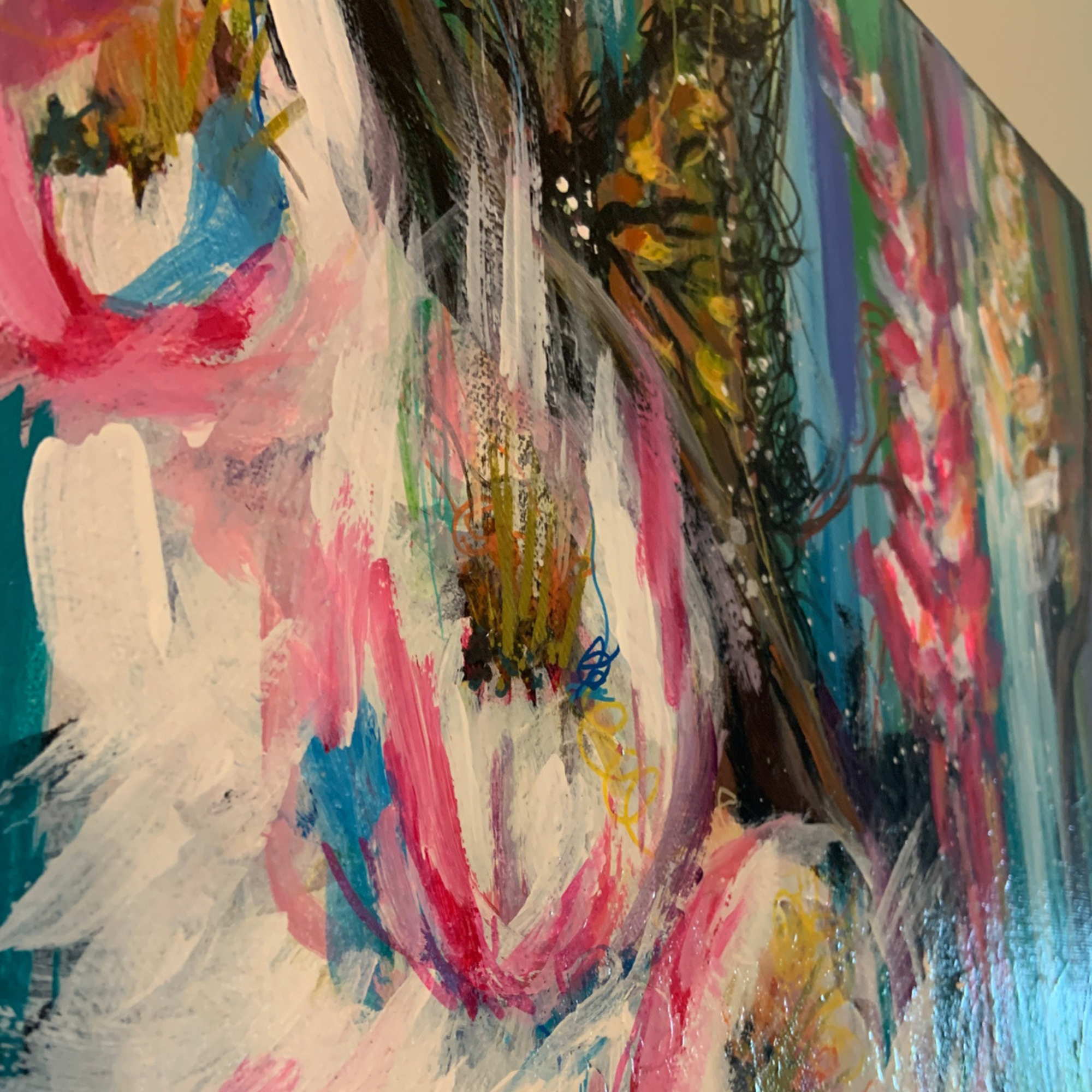 Abstract expressionism painting Canada