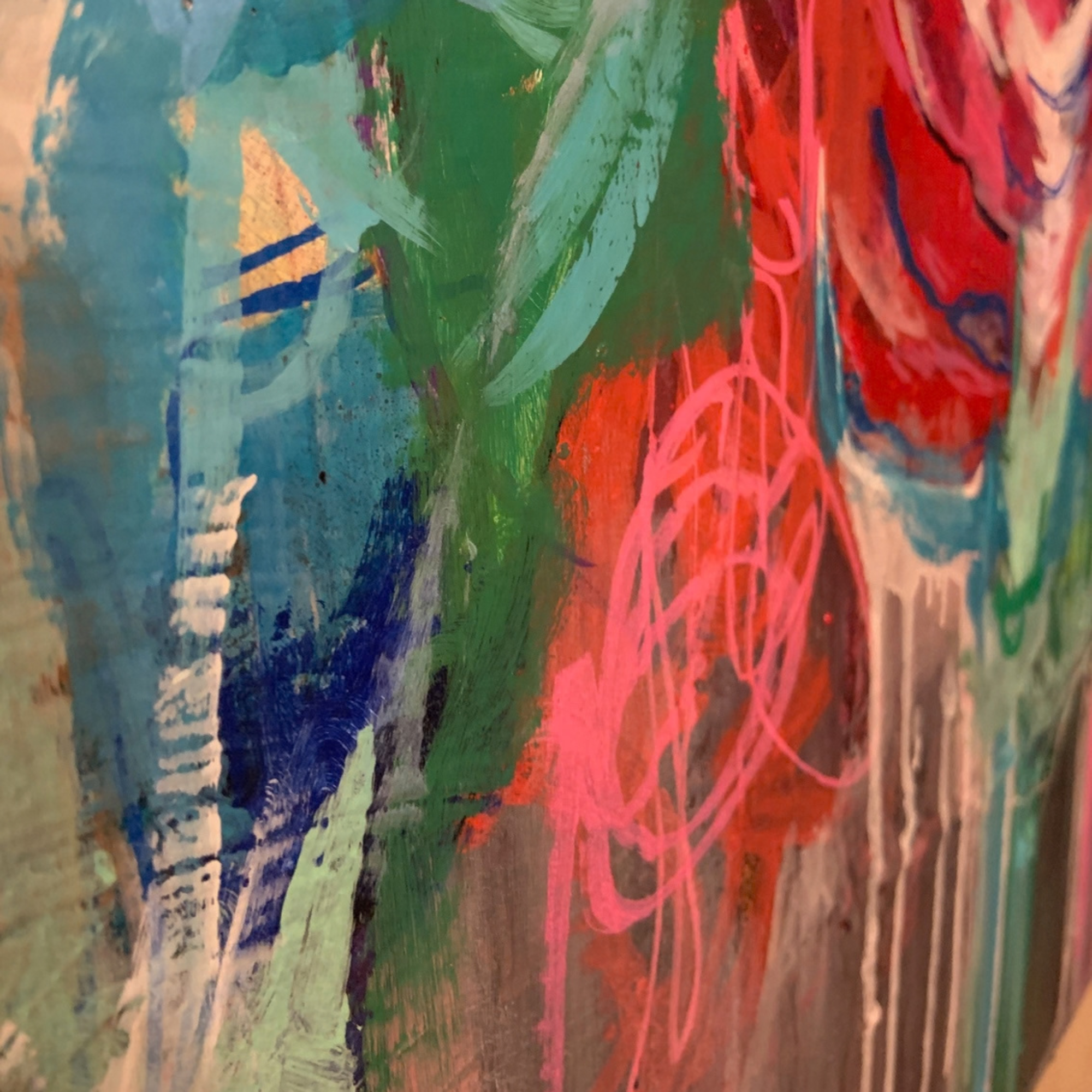 Rosemary mixed media painting 2